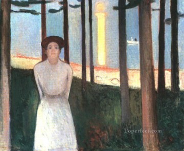 抽象的かつ装飾的 Painting - 声 1893 エドヴァルド・ムンク 表現主義